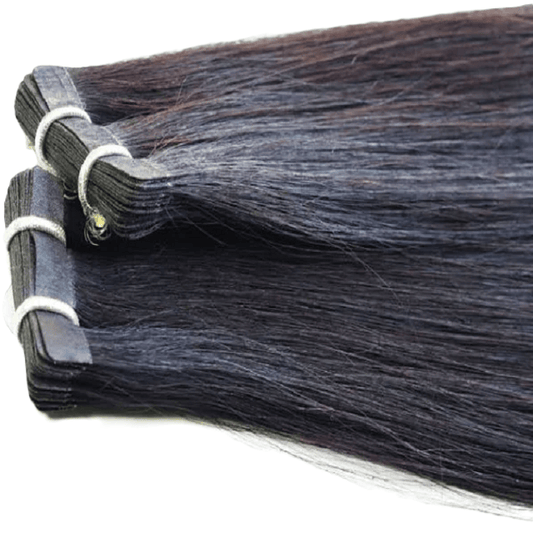 Tape-In Hair Extensions | Reusable Remy Human Hair | 20 & 40 Tape Packs India