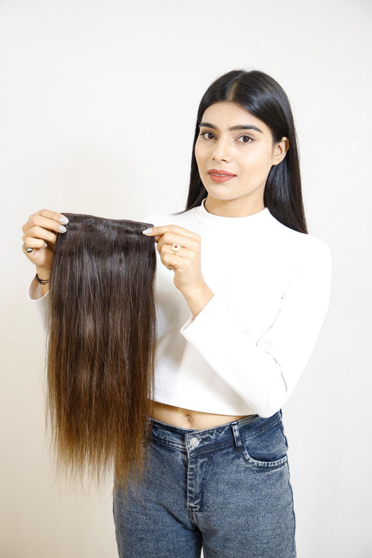 Three Clip Volumizer | Instant Back Volume & Length | 100% Remy Human Hair India