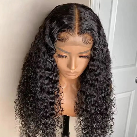 HD Transparent Lace Front Human Hair Wigs Jerry Curly Wig Lace Closure Wigs Human Hair Wig 13x4 13x6 Frontal Wigs