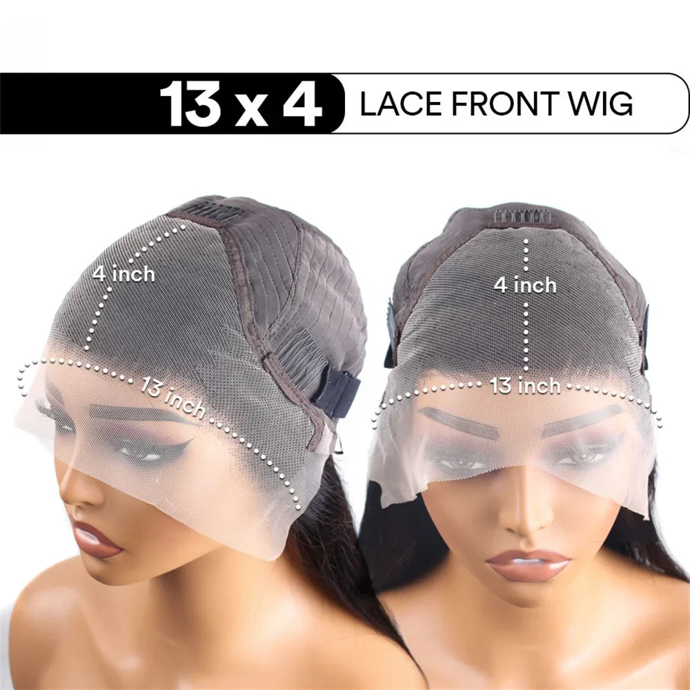 13x4 13x6 HD Body Wave Lace Front Wig 40 Inch Lace Frontal Wigs Lace Frontal Brazilian Wigs Human Hair Wigs Lace Front For Women