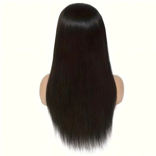 13x6 Lace Front Wigs Human Hair Pre Plucked Straight Human Hair Wig 200% Density HD Lace Frontal Wigs for Women Natural Black