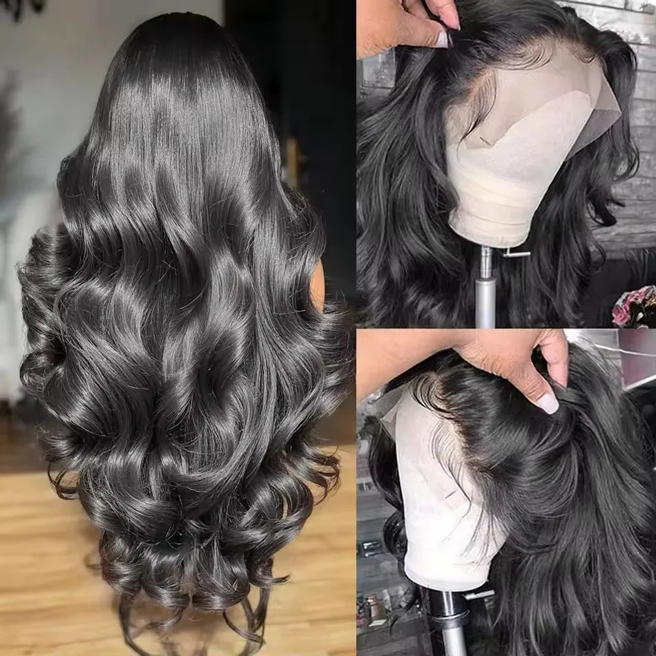 13x4 13x6 HD Body Wave Lace Front Wig 40 Inch Lace Frontal Wigs Lace Frontal Brazilian Wigs Human Hair Wigs Lace Front For Women