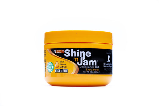 Ampro Shine N Jam Conditioning Gel Extra Hold With Honey Extract 227g-454g